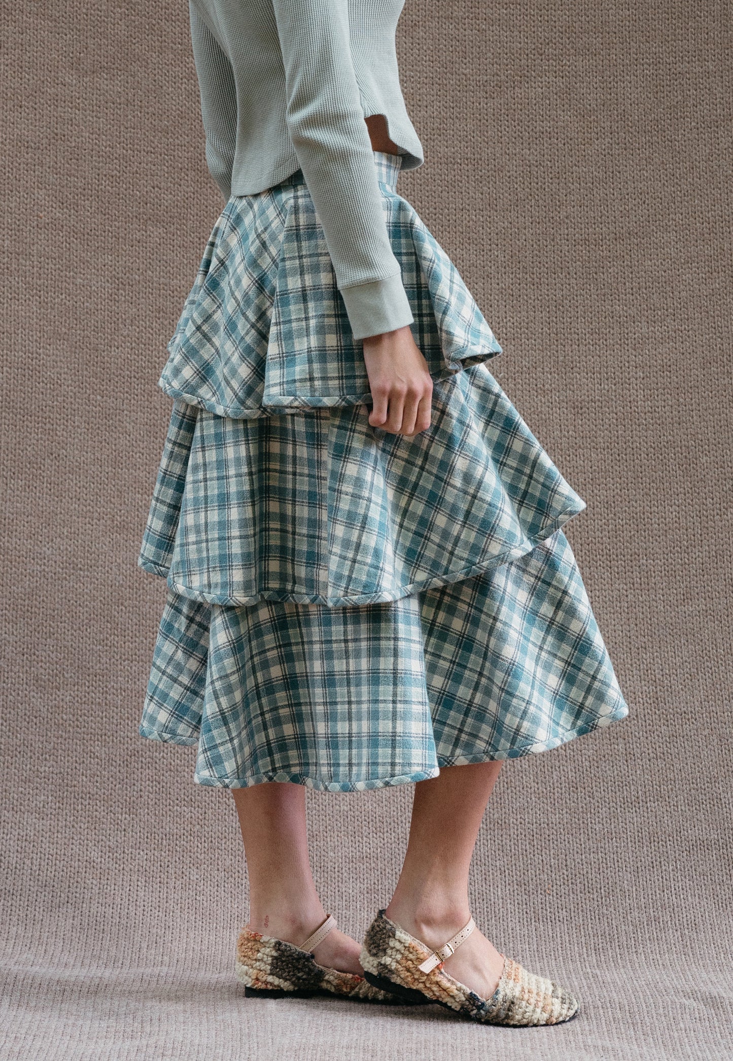 TIERED SKIRT