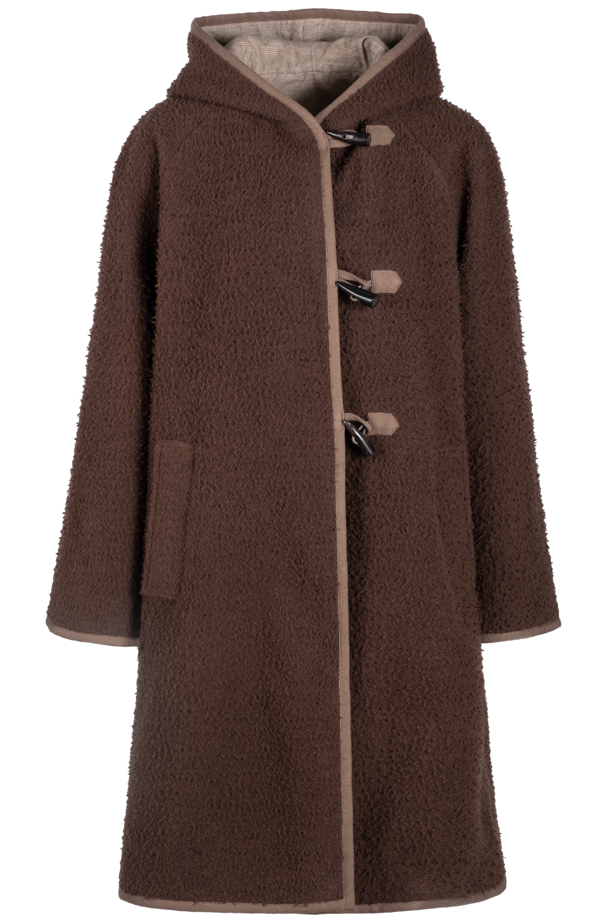 CASENTINO TOGGLE COAT - ESPRESSO