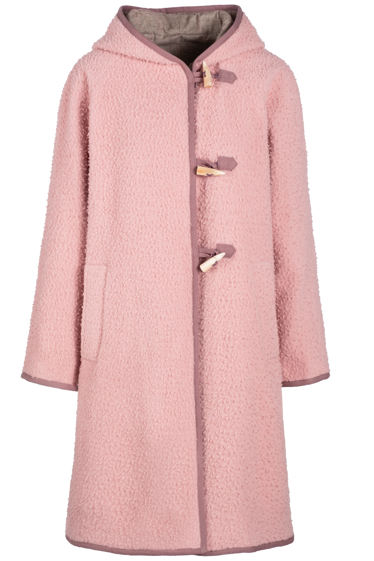 CASENTINO TOGGLE COAT - ROSE