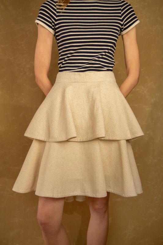 Tiered Skirt - Natural