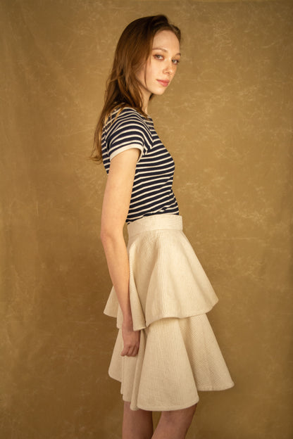 Tiered Skirt - Natural