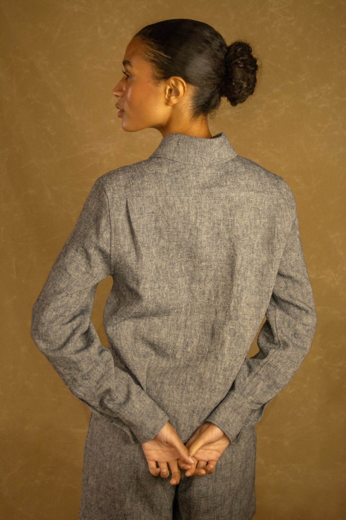 Cropped Shirt-Jacket