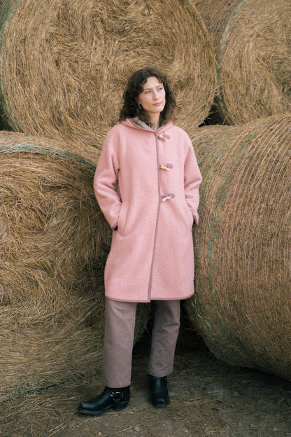 CASENTINO TOGGLE COAT - ROSE