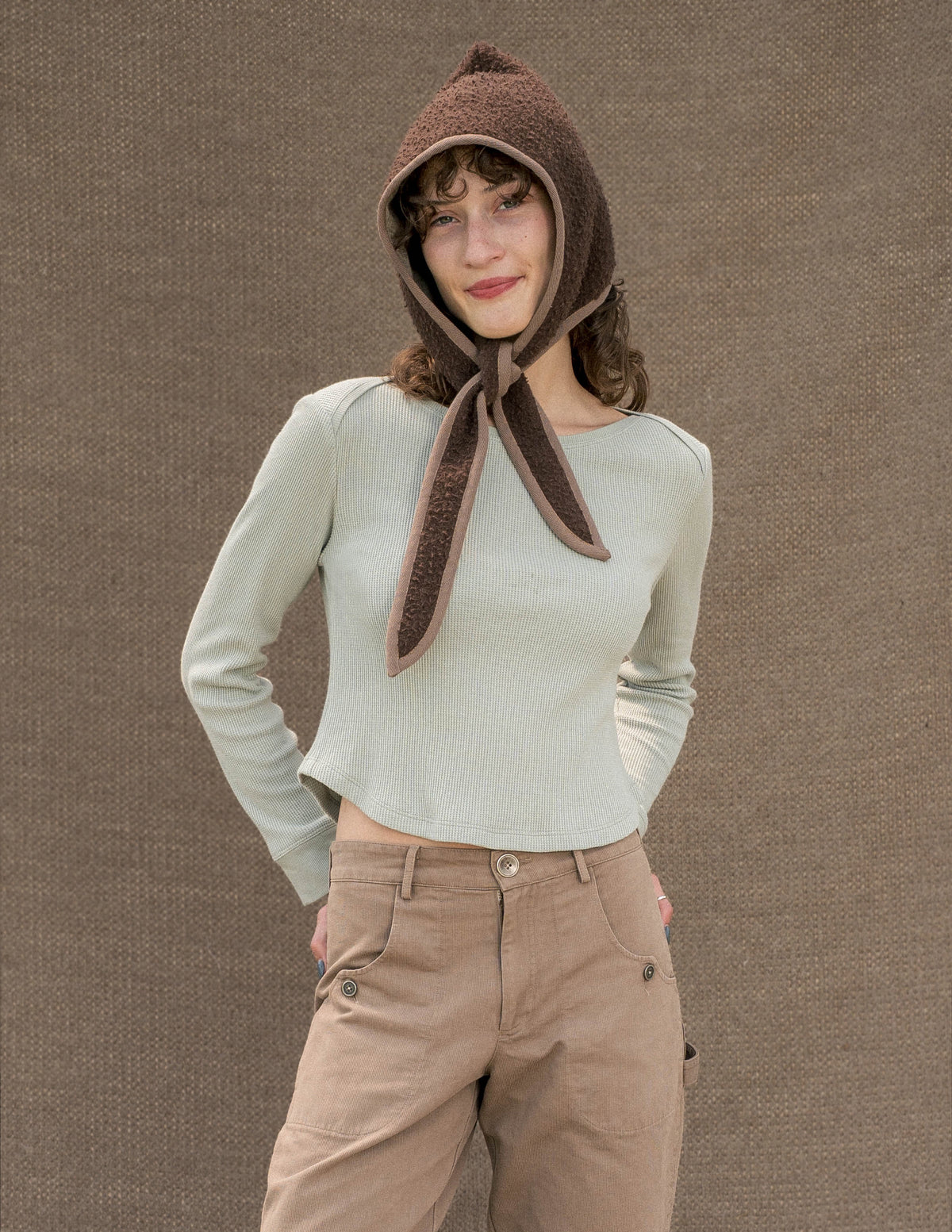 CASENTINO GNOME HOOD - ESPRESSO