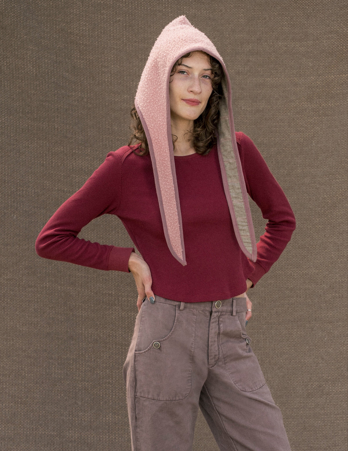 CASENTINO GNOME HOOD - ROSE
