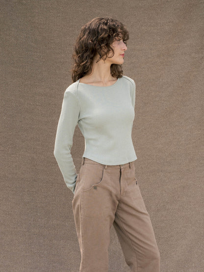 ONESIE SHIRT - DUSTY BLUE