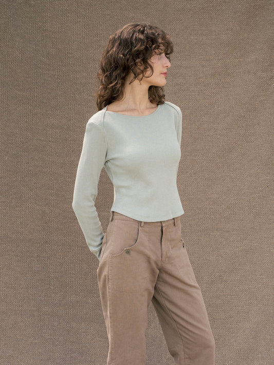 ONESIE SHIRT - DUSTY BLUE