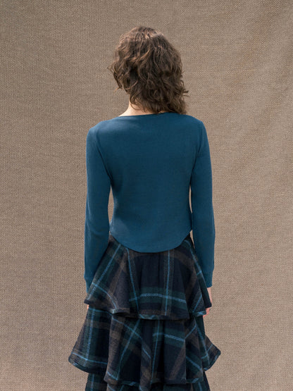 ONESIE SHIRT - PETROL BLUE