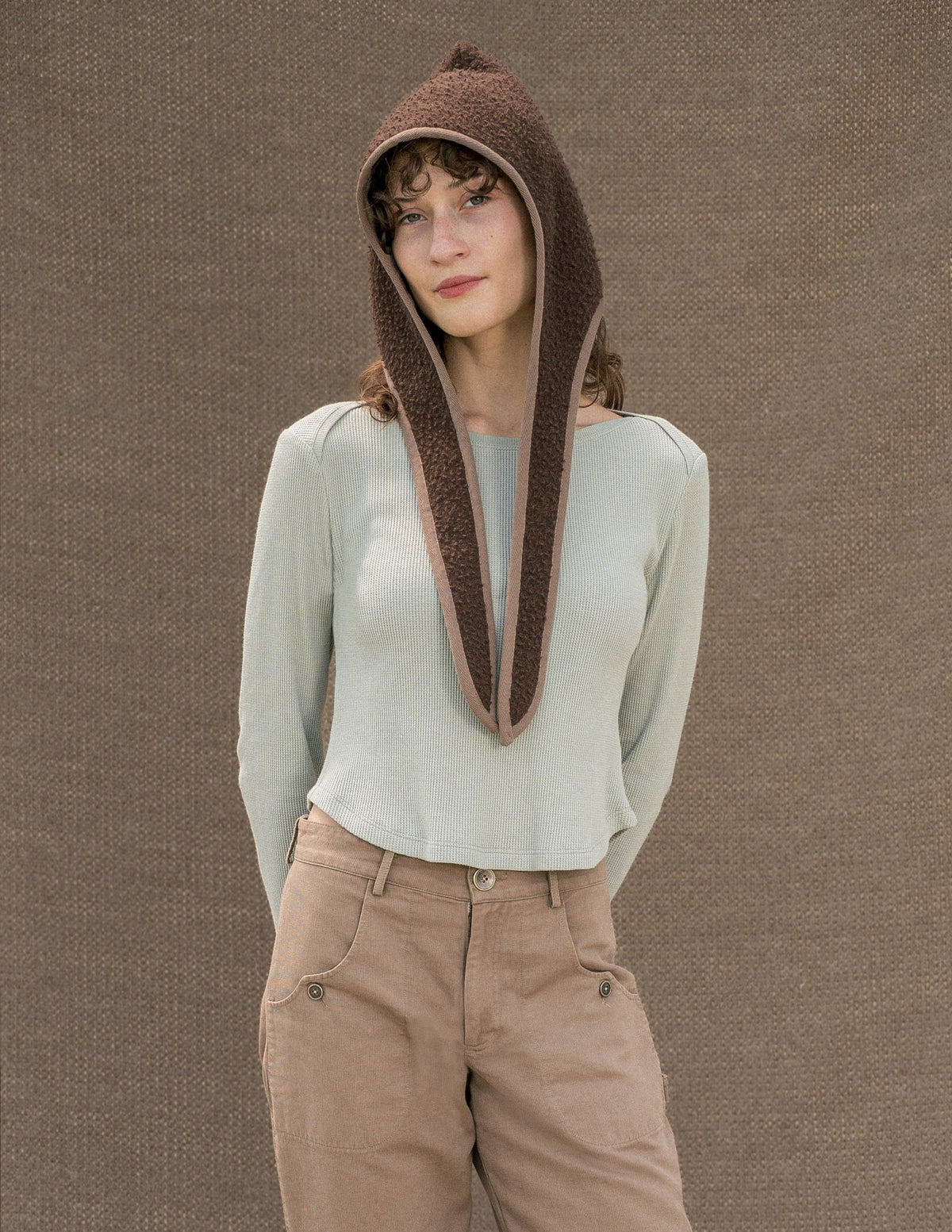 CASENTINO GNOME HOOD - ESPRESSO