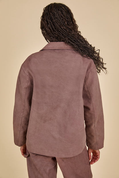 Gatherer Jacket - Eggplant