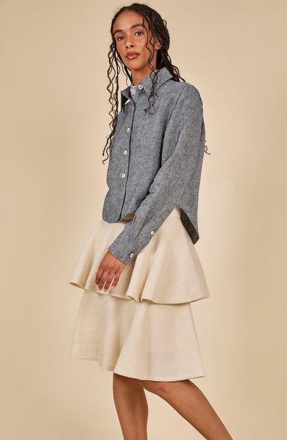 Tiered Skirt - Natural