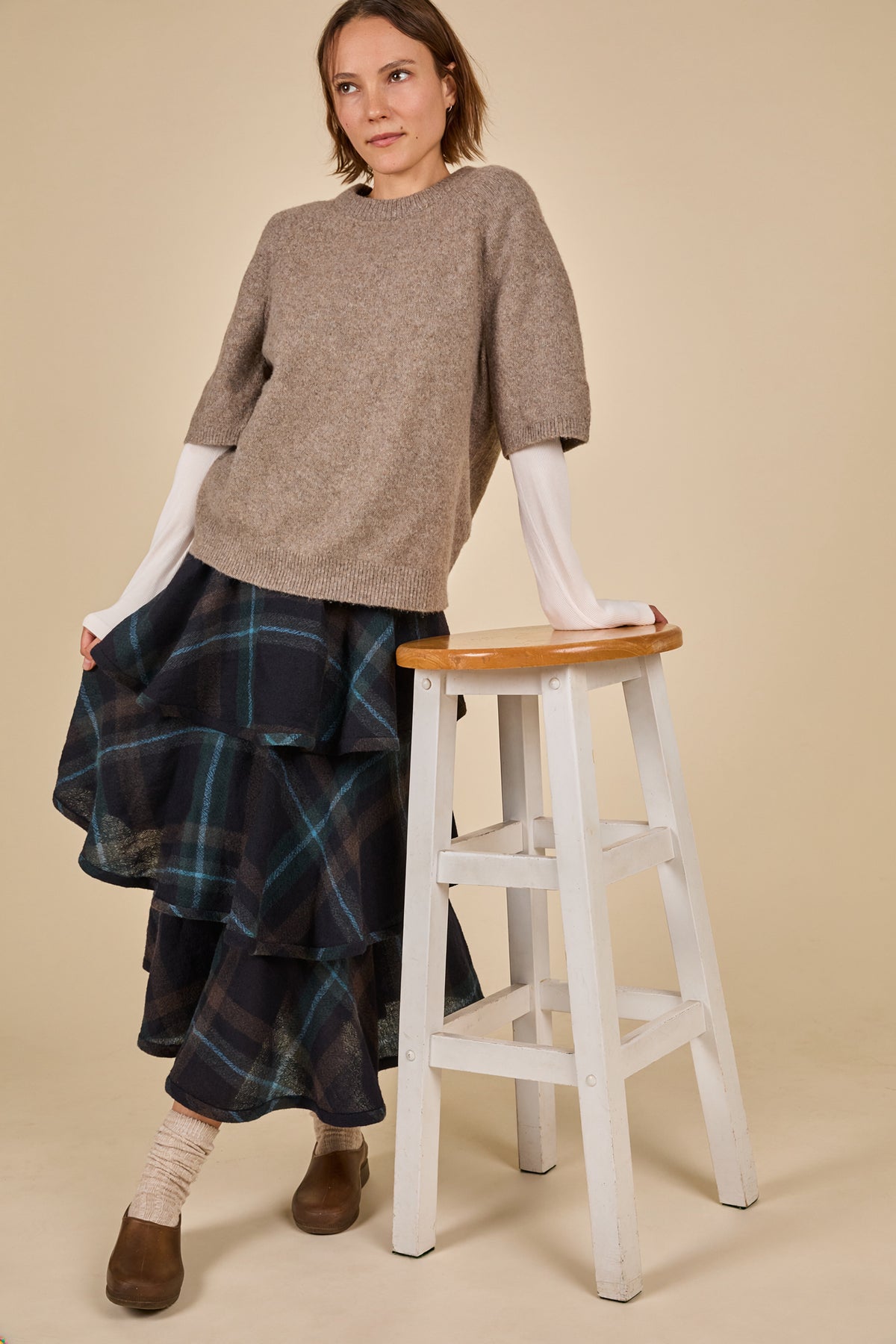 TIERED SKIRT