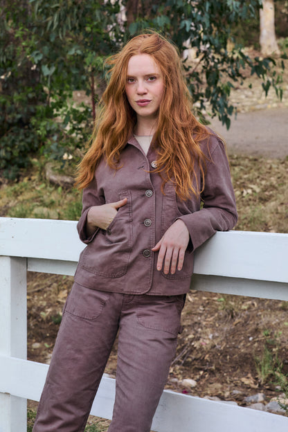 Gatherer Jacket - Eggplant